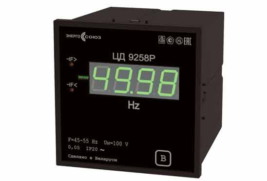 ЦД 9258 — преобразователь измерительный цифровой частоты переменного тока
